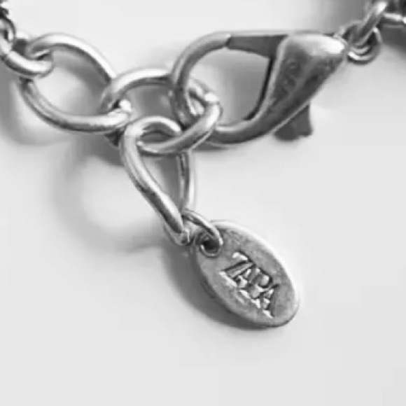 Zara 2-chains Heart Drop Charms Double Chain Necklaces Set - Picture 10 of 16